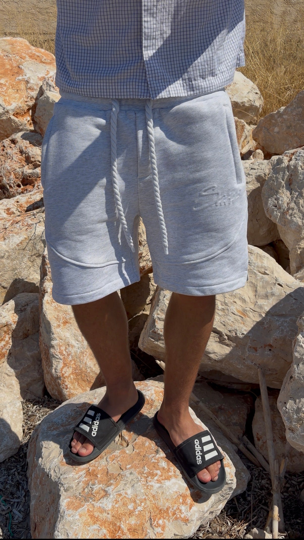 Viral Shorts Grey